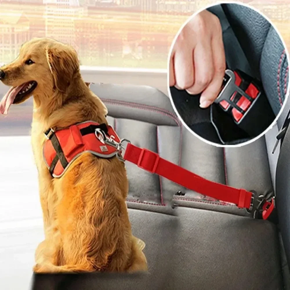 Elite Ceinture de sécurité réglable pour chien - Clip de harnais de sécurité pour voiture Advanced