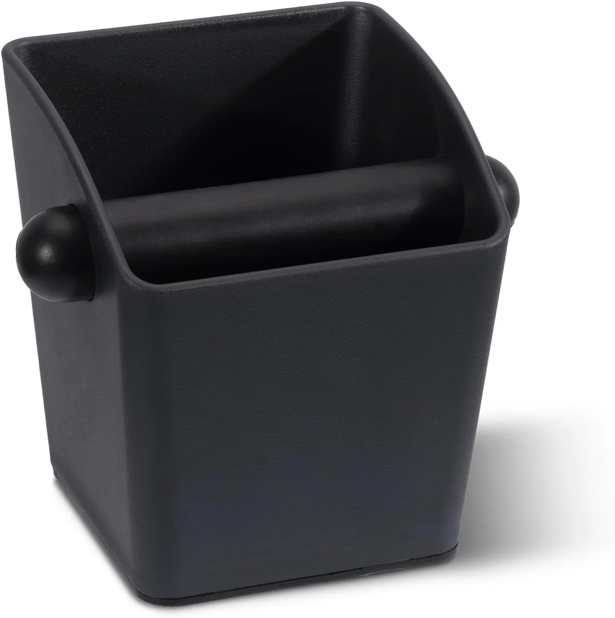 Convenient Espresso Knock Box - Shock-Absorbent Durable ABS Coffee Grounds Knock Box with Removable Detachable Knock Bar and Non-Slip Base for Father's Day Gift Trendy