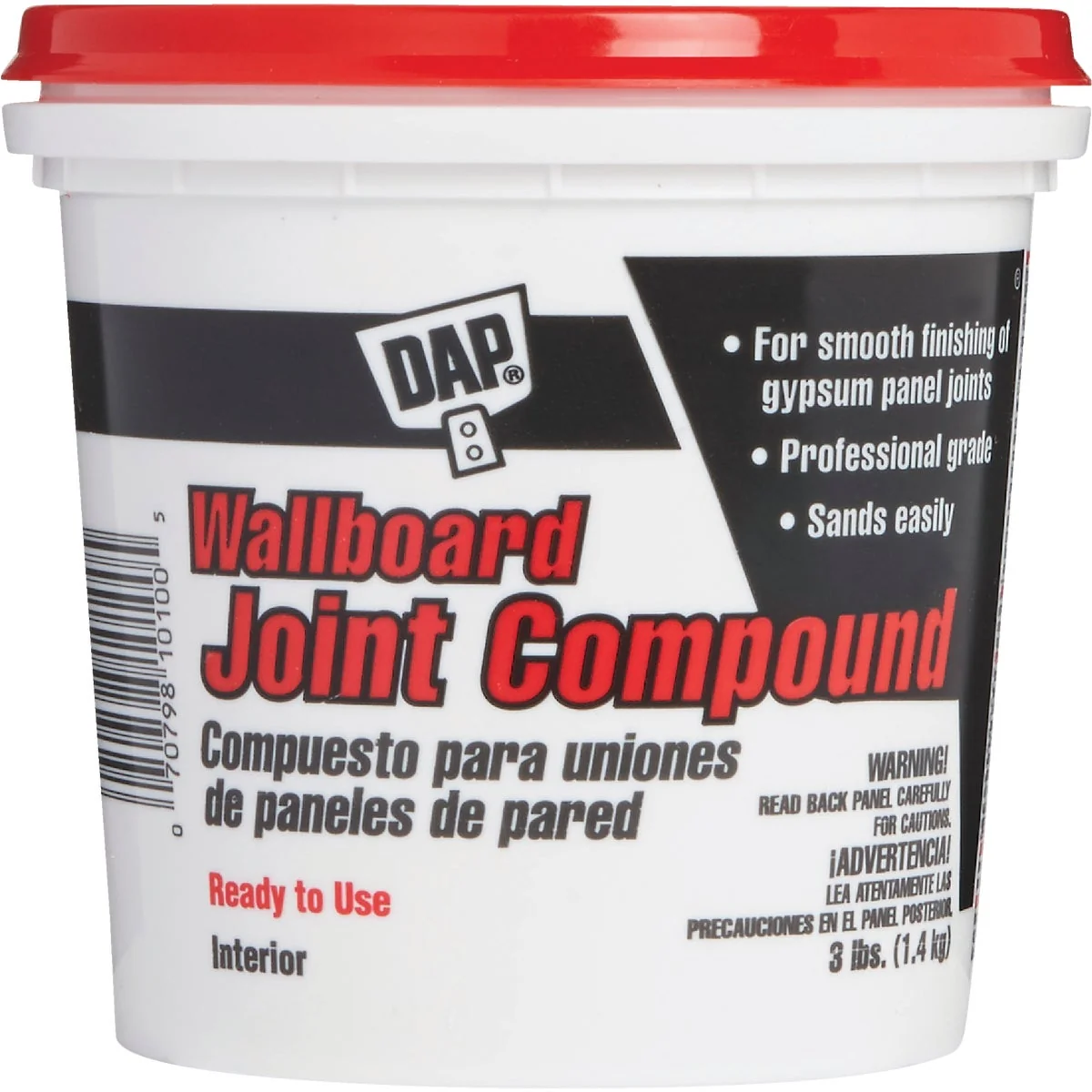User-Friendly Dap 3 Lb. Pre-Mixed Latex Wallboard Drywall Joint Compound High-End