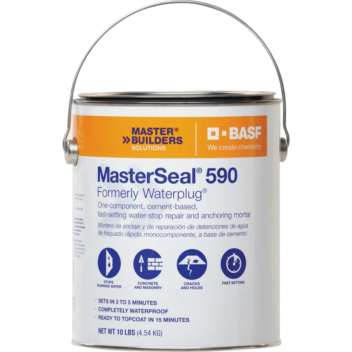 Verified MasterSeal 590 1 Gal. Hydraulic Cement Expertly Made