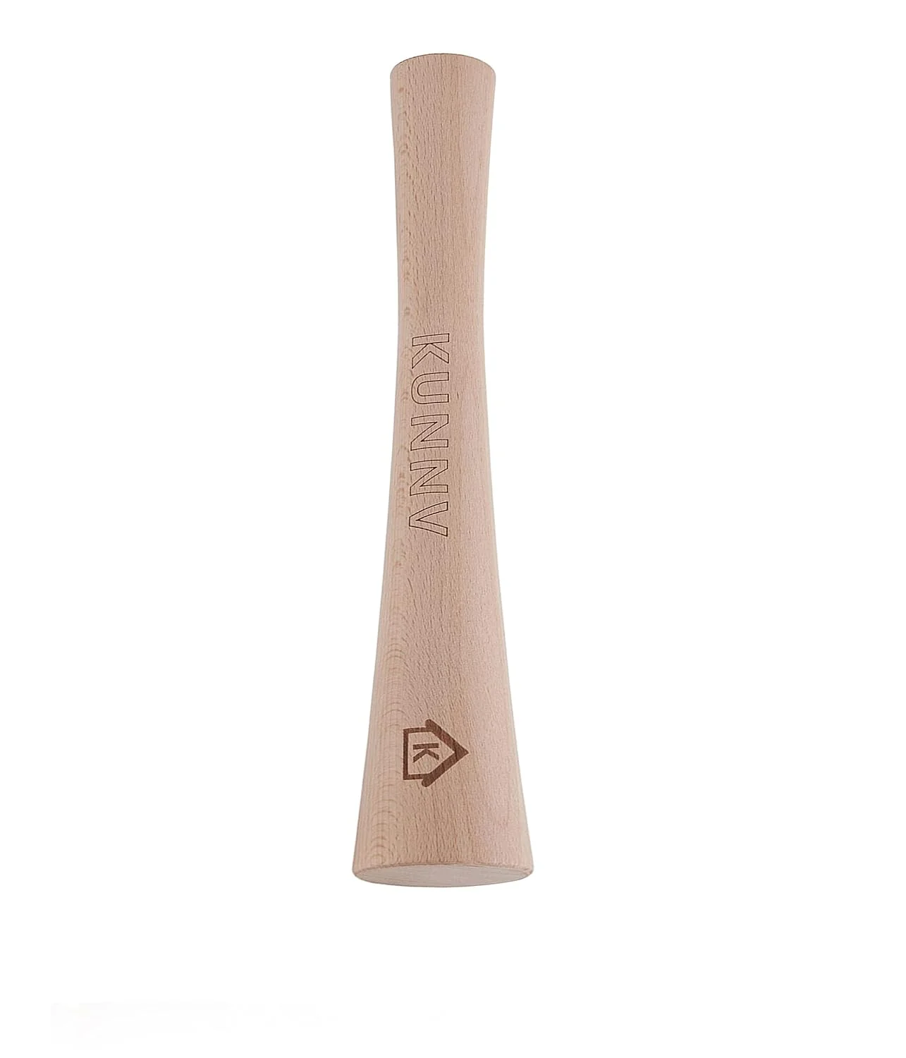 Comfortable 12 inch beech Wood Sauerkraut Pounder Wood Stomper Pusher Pure