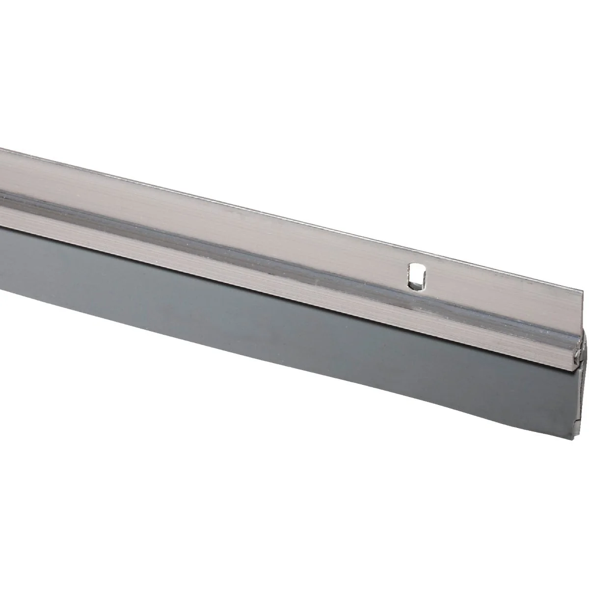 Clean M-D 1-1 4 In. x 36 In. Silver Economy Aluminum Vinyl Door Sweep Pure