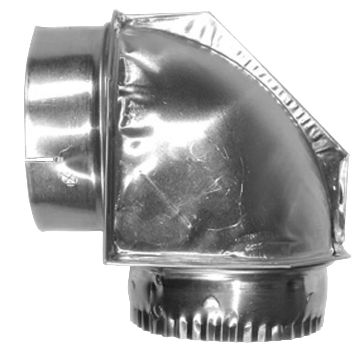 Convenient Builder's 4 In. Aluminum Dryer Elbow Durable