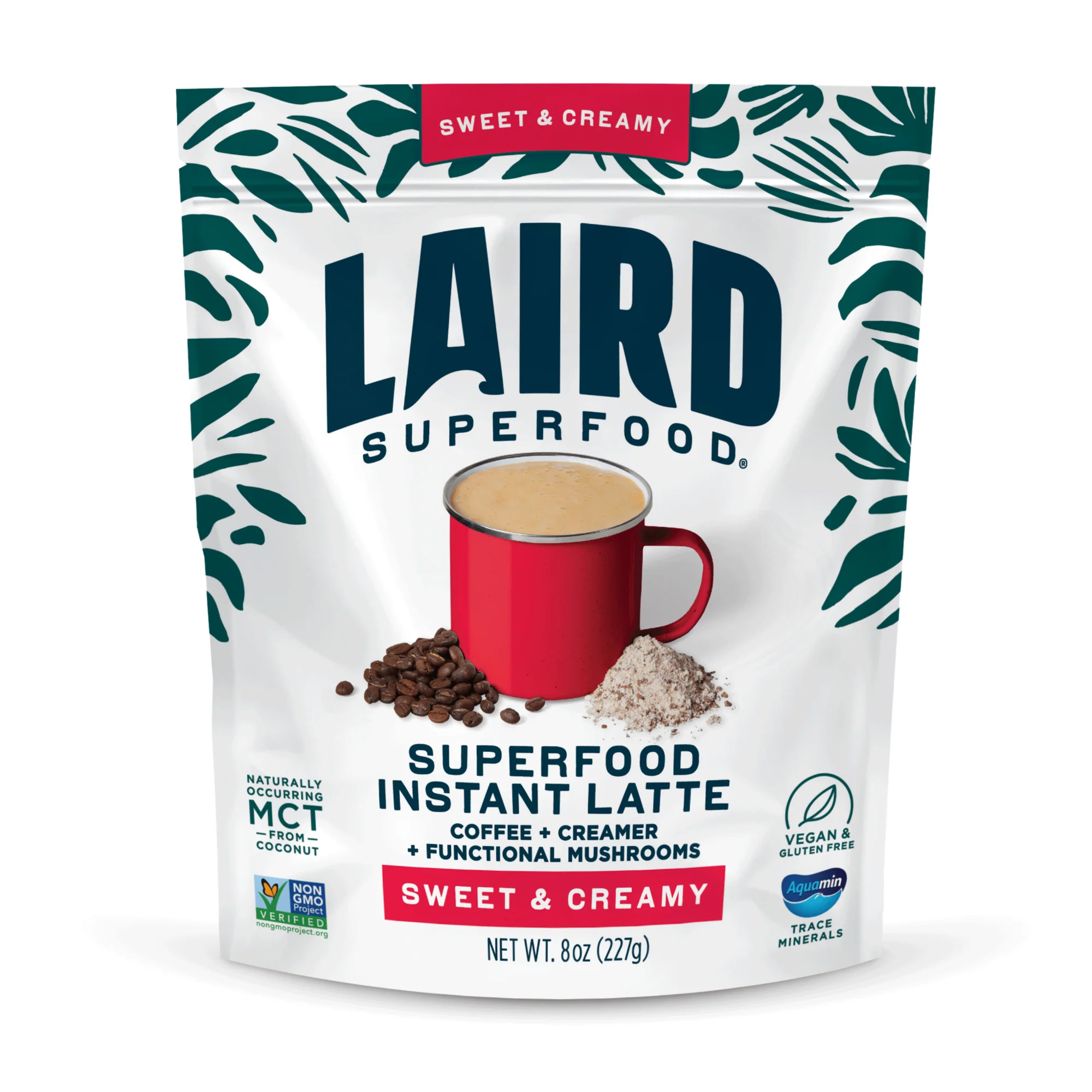 High-End Laird Superfood Sweet Creamy Instant Latte Flexible
