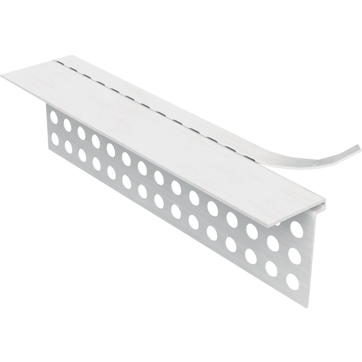 Excellent ClarkDietrich 5 8 In. x 10 Ft. Vinyl Rip-Bead L-Trim Corner Bead Qty 50 Pcs. Powerful