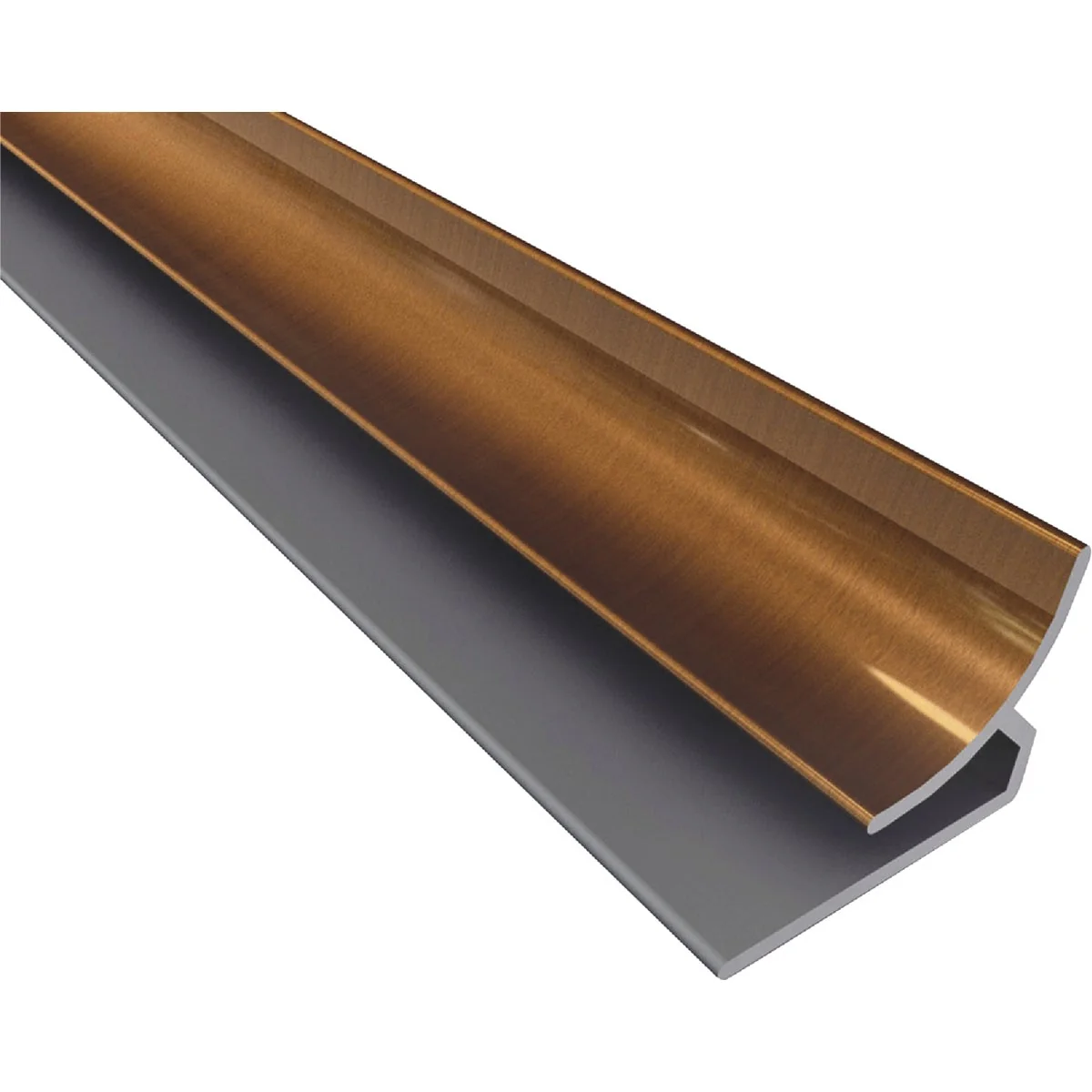 Optimized Fasade 18 In. Thermoplastic Inside Corner Backsplash Trim Oil-Rubbed Bronze Certified