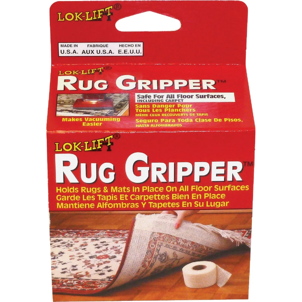 Outstanding Lok-Lift Rug Gripper 2-1 2 In. x 25 Ft. Nonslip Rug Gripper Tape High-Quality