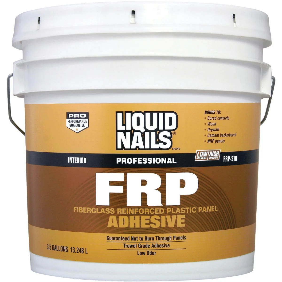 Exceptional LIQUID NAILS 3.5 Gal. FRP Panel Adhesive Certified