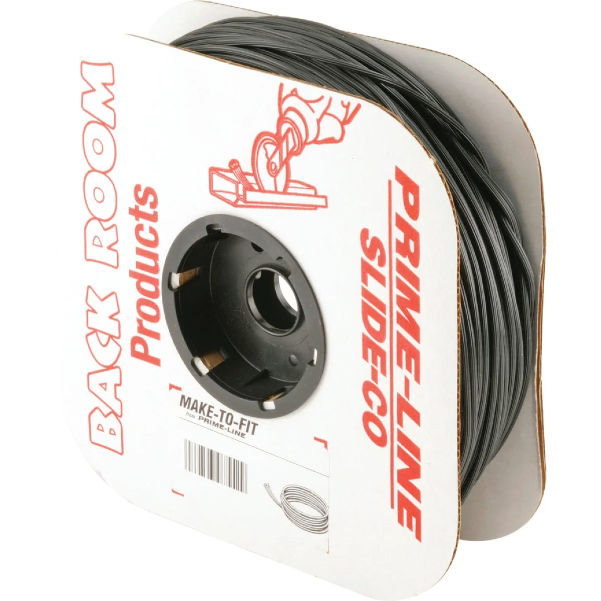 Safe Prime-Line 0.120 In. Dia. x 250 Ft. L. Black Vinyl Screen Retainer Spline Smart