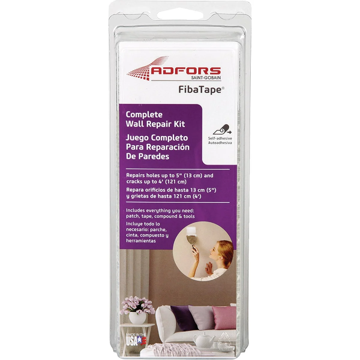 Smooth FibaTape Complete Drywall Repair Kit 5-Piece Sophisticated