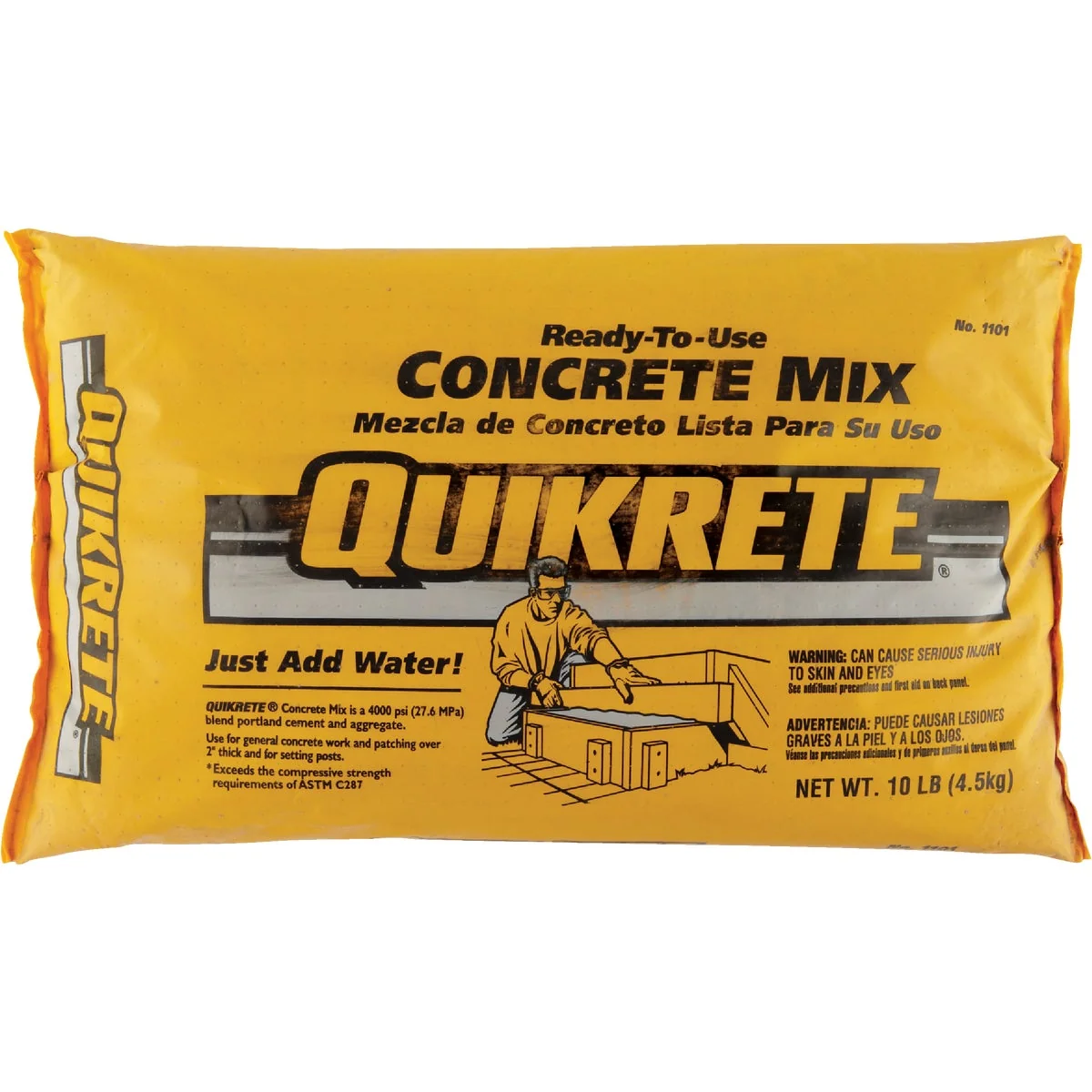 Casual Quikrete 10 Lb. Ready to Use Concrete Mix Clean