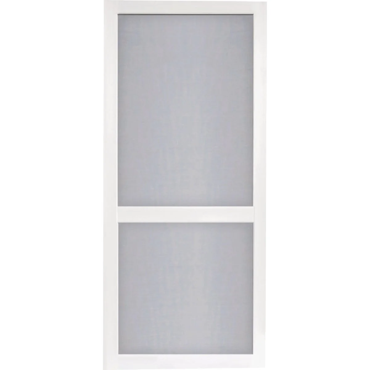 High-Quality Screen Tight Vinylcraft 32 In. W x 80 In. H x 1 In. Thick White Vinyl Screen Door Reusable