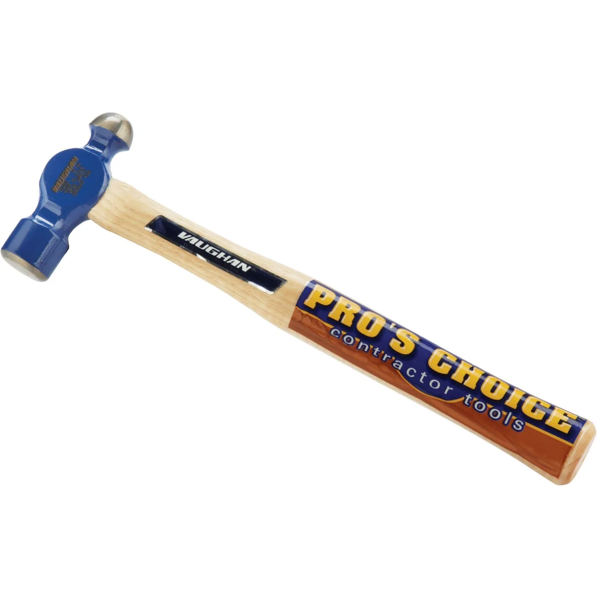Innovative Vaughan 12 Oz. Steel Ball Peen Hammer with Hickory Handle Effective