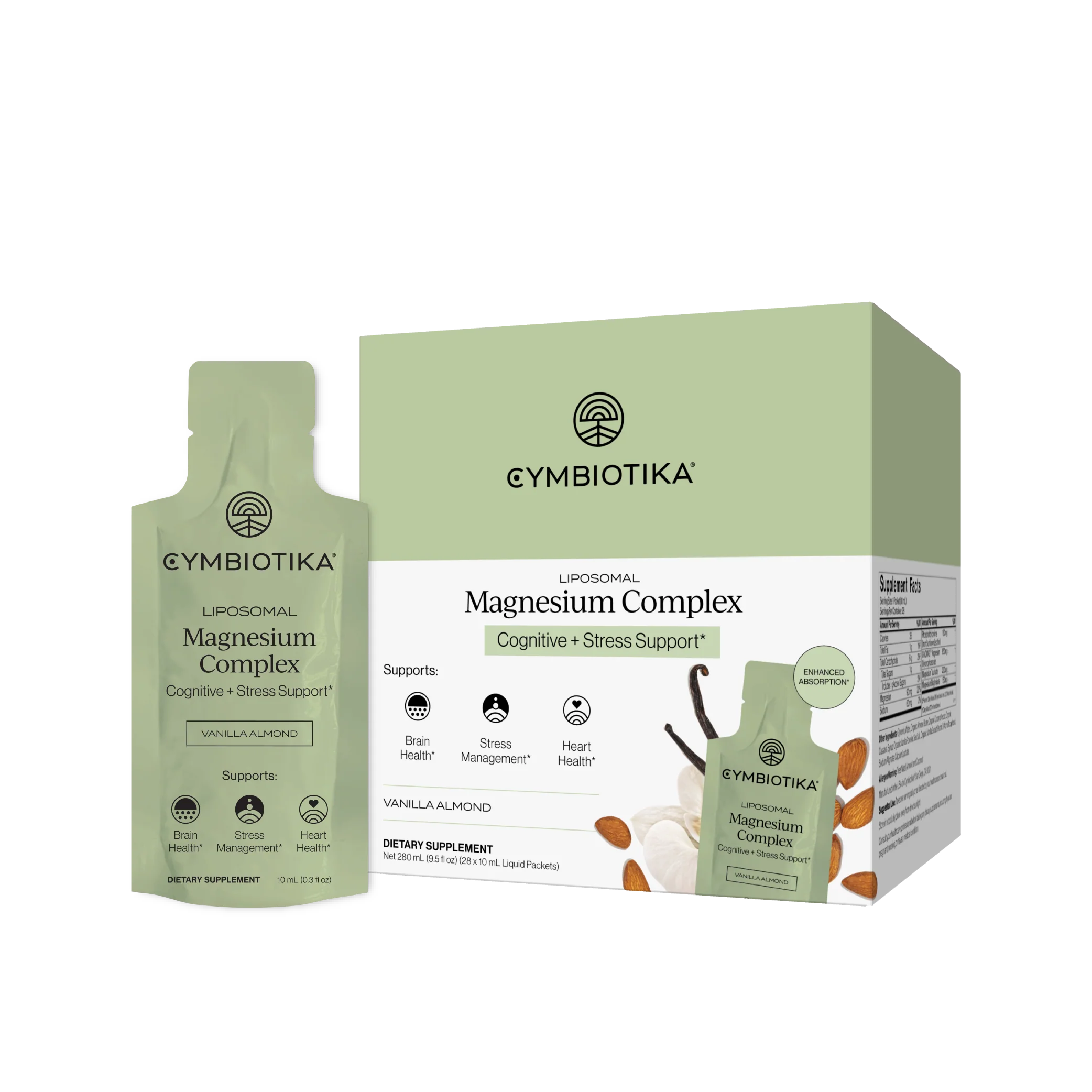Powerful Cymbiotika Liposomal Magnesium Complex Packets - Cognitive Stress Support Artisan