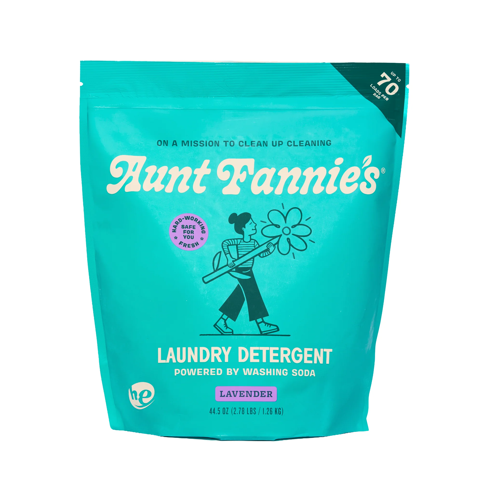 Refined Aunt Fannie's Laundry Detergent Powder - Powered by Washing Soda Specialty