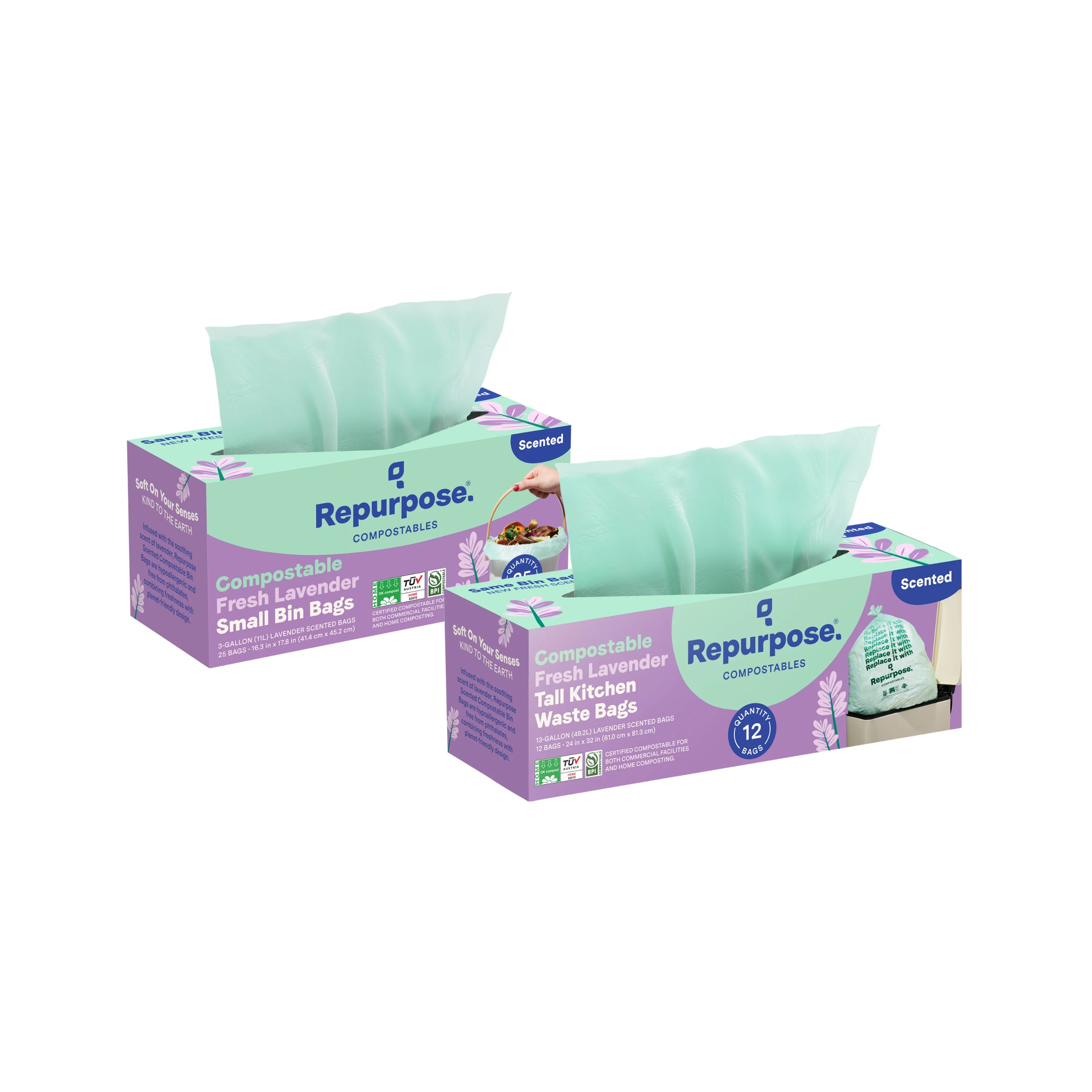 High-End Repurpose Buy Small Bin Bags 25 Bags Get 13-Gal Tall Kitchen Bags Minimalist