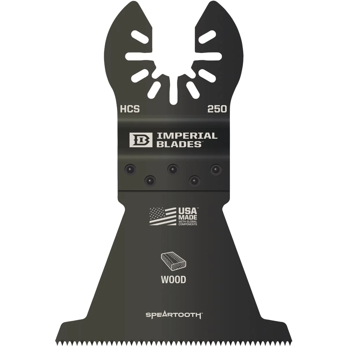 Trusted Imperial Blades ONE FIT 2-1 2 In. 12 TPI Speartooth Wood Oscillating Blade Official