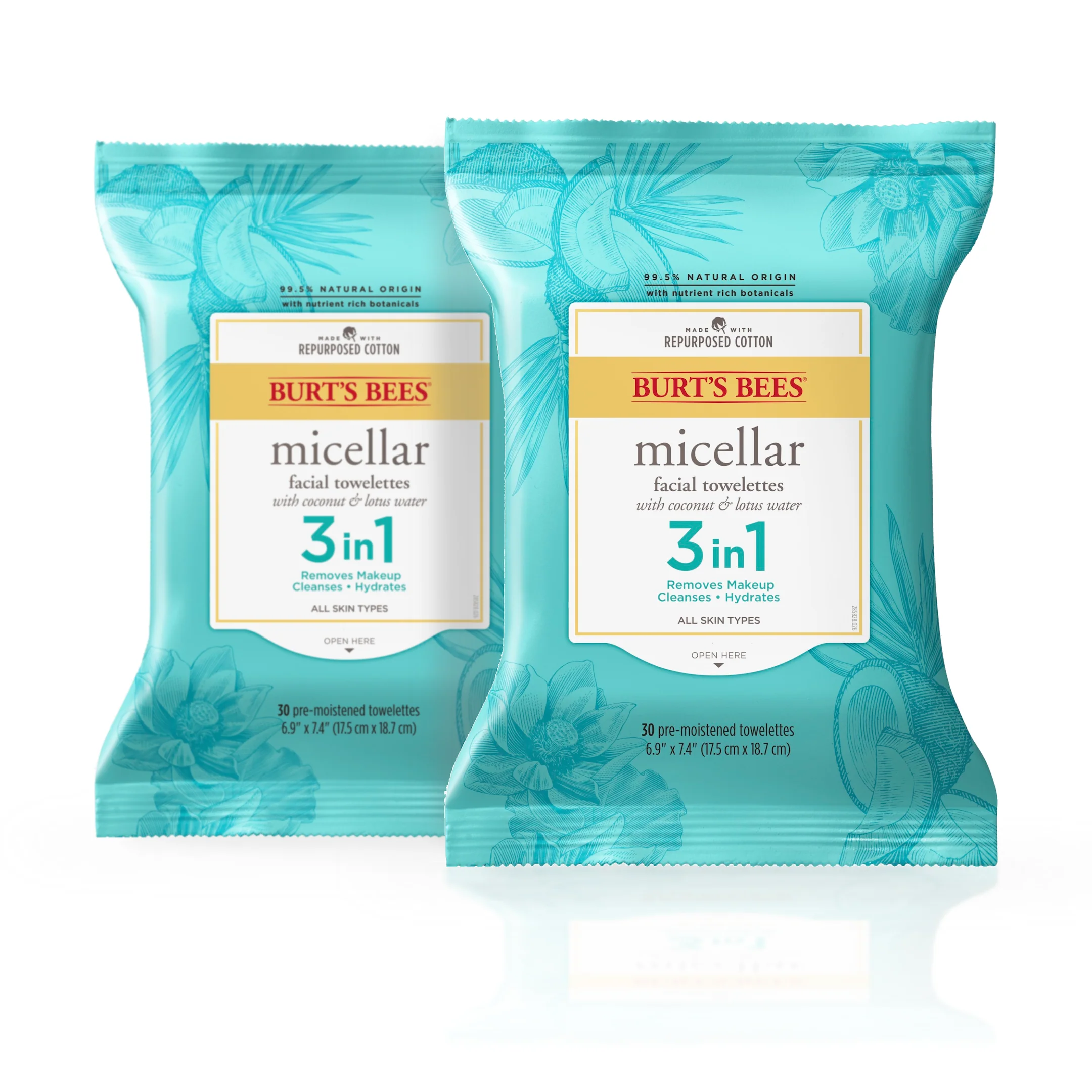 Luxury Burt's Bees Buy One Get One – Micellar Cleansing Towelettes Pack Original