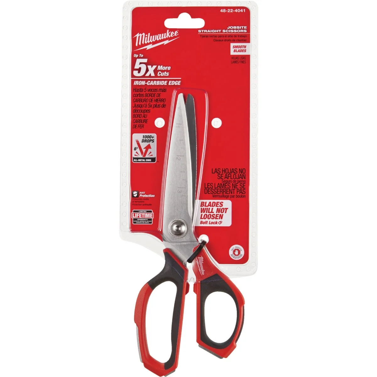 Comfortable Milwaukee 9 In. Iron Carbide Jobsite Scissors Dependable