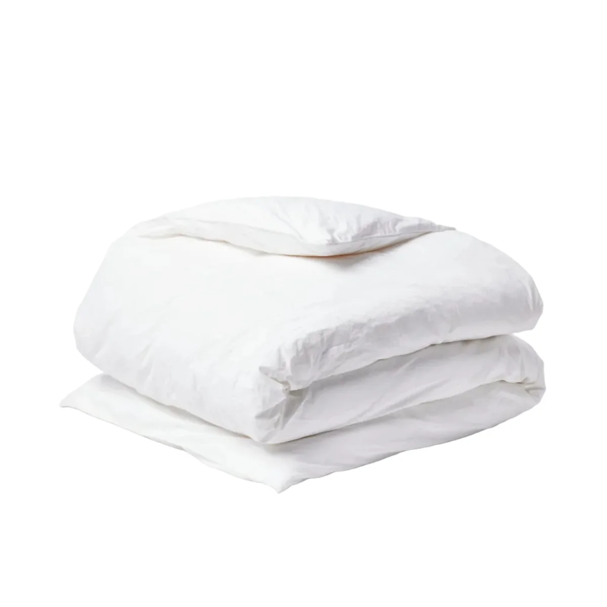 Practical Coyuchi Organic Crinkled Percale™ Duvet Cover Relaxed
