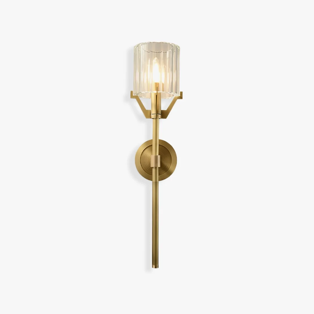 Casual Scepter messing kristallen wandkandelaar Reusable