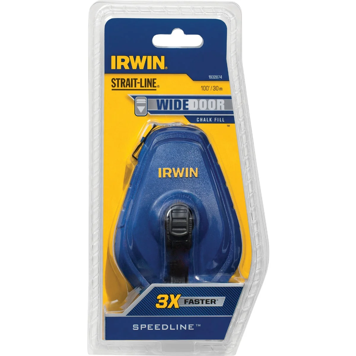 Sophisticated Irwin STRAIT-LINE Speed-Line 100 Ft. Chalk Line Reel Casual