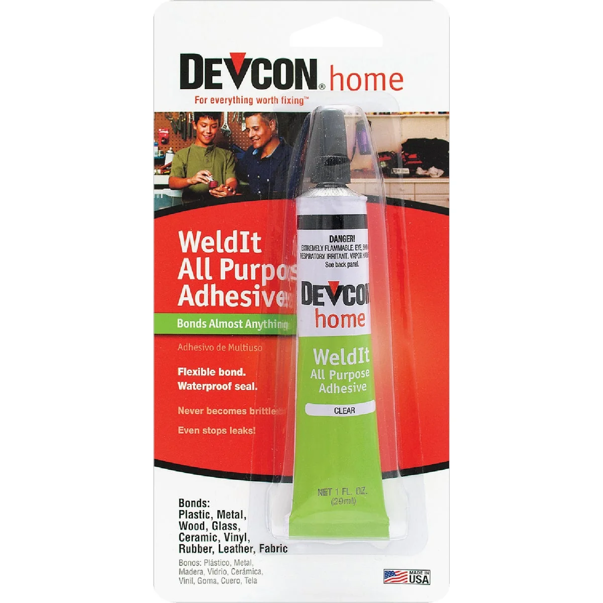 Sophisticated Devcon All Purpose 1 Oz. WeldIt Household Cement Adhesive Innovative