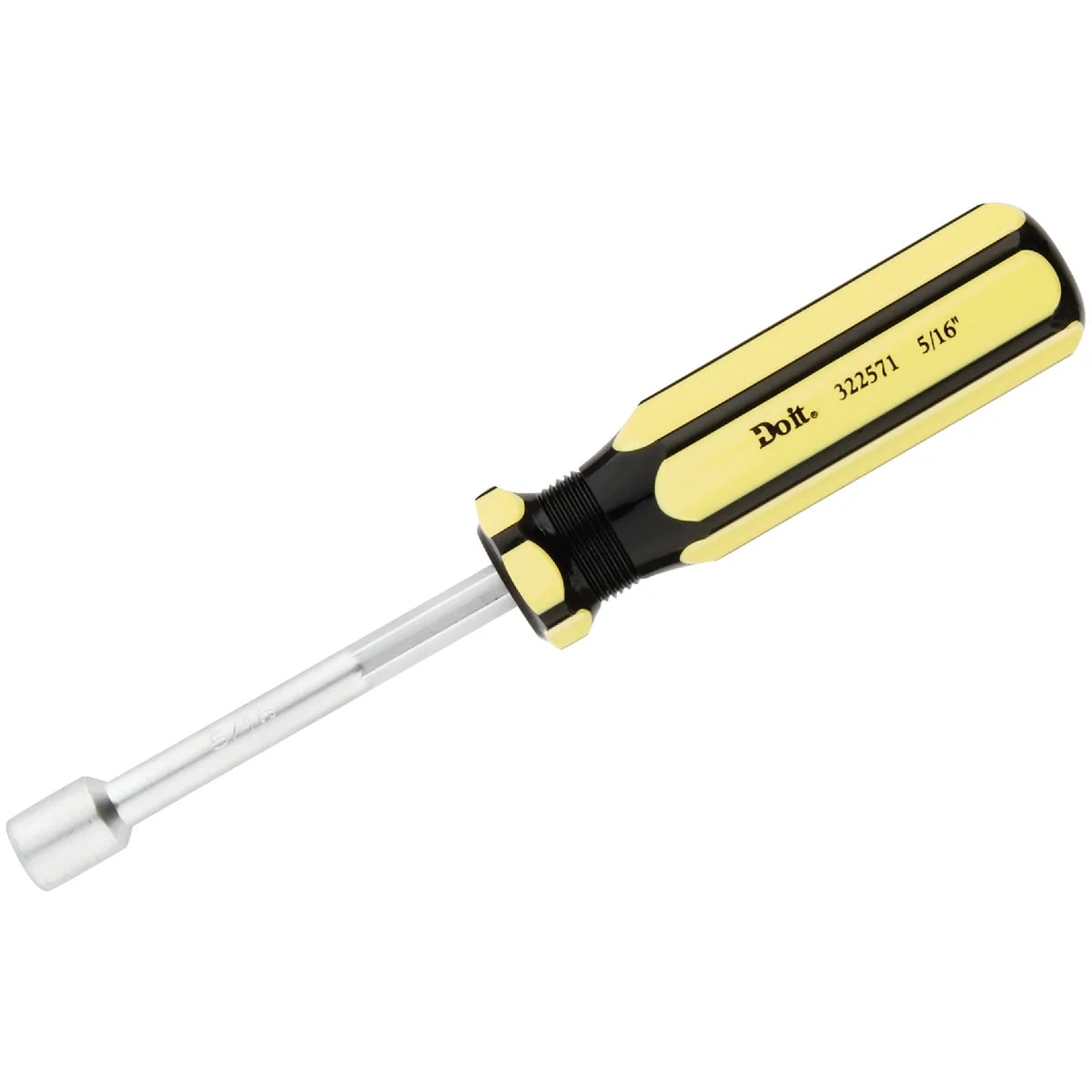 Expertly Made Do it Standard 5 16 In. Nut Driver with 3 In. Solid Shank Flexible