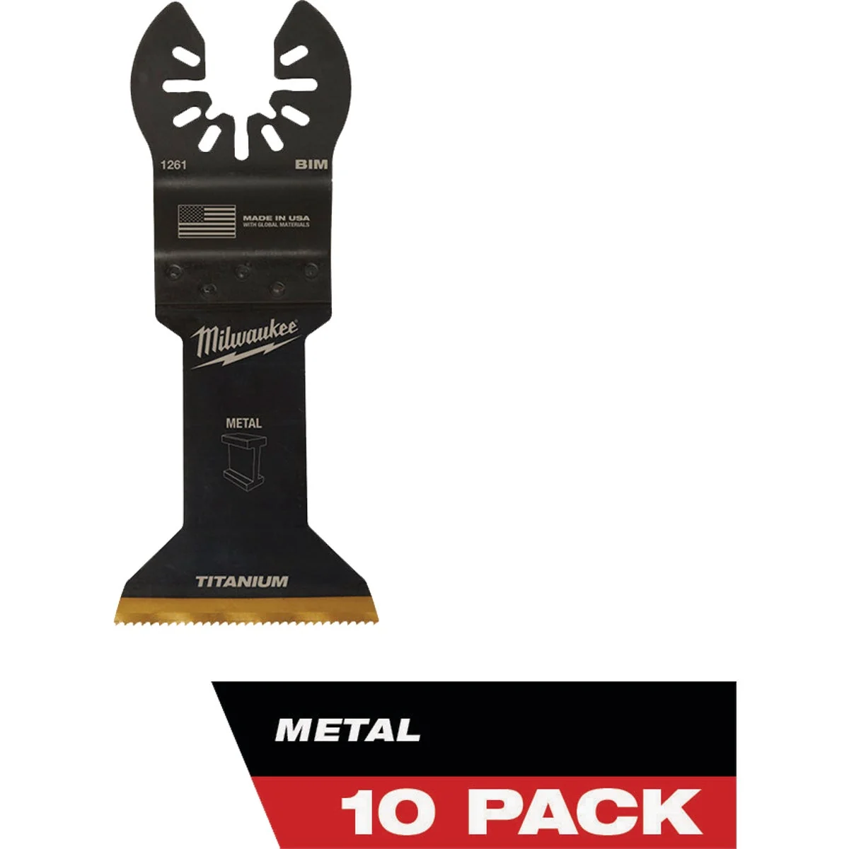 Responsible Milwaukee OPEN-LOK 1-3 4 In. Titanium Enhanced Bi-Metal Oscillating Blade 10-Pack Verified