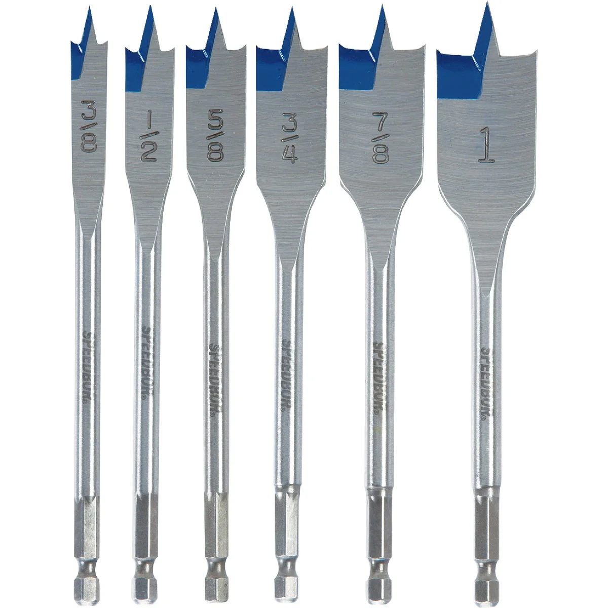 High-End Irwin Speedbor 6-Piece Spade Bit Set Smart