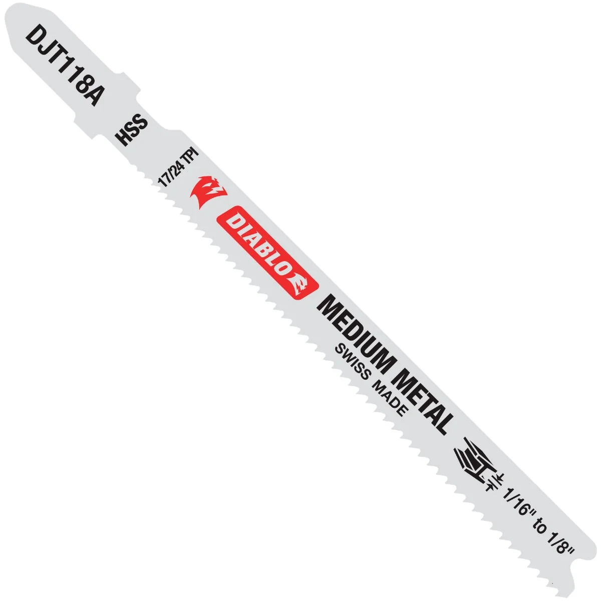 Reliable Diablo T-Shank 3-5 8 In. x 17 24 TPI High Speed Steel Jig Saw Blade for Medium Metal 5-Pack Recyclable