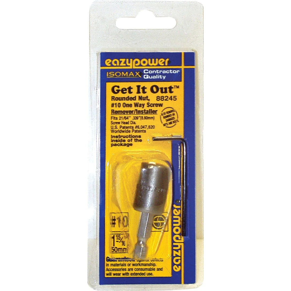 Fast Eazypower Isomax 10 One Way Rounded Nut and Screw Extractor Quality