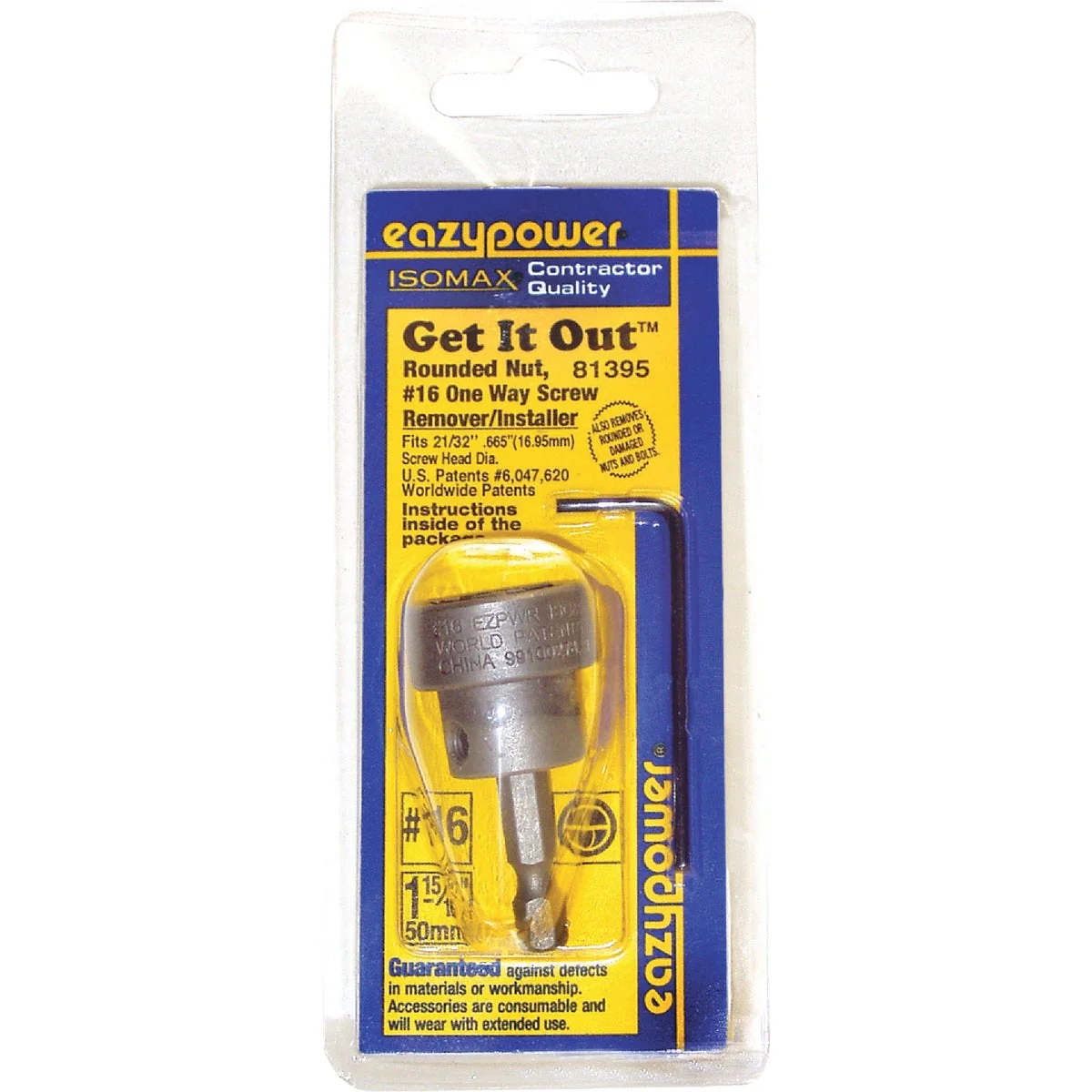 Smart Eazypower Isomax 16 One Way Rounded Nut and Screw Extractor Effective