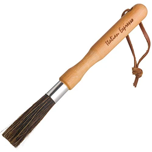 Original Design Natural Pig Bristle Espresso Maker Brush with Oiled Beechwood Handle Organic