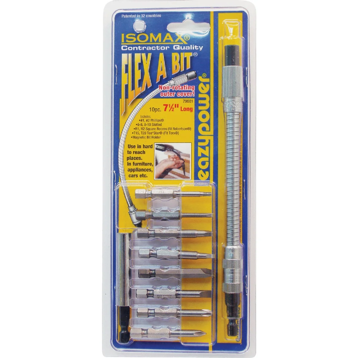 Quality Eazypower Flex-A-Bit Flexible Bit Extension 10 Piece Healthy
