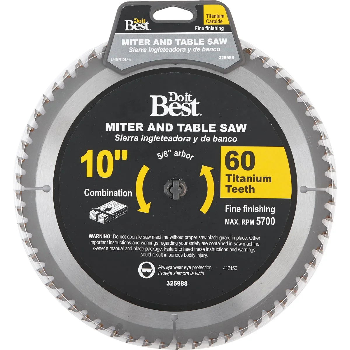 High-Performance Do it Professional 10 In. 60-Tooth Fine Crosscut Plywood Circular Saw Blade Secure