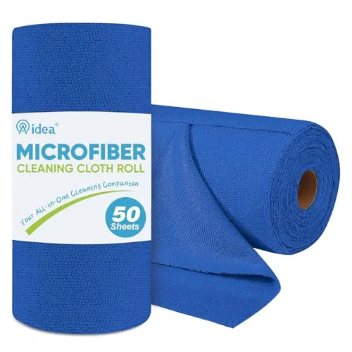 Expertly Made Microfiber Cleaning Cloth Roll 50 Count