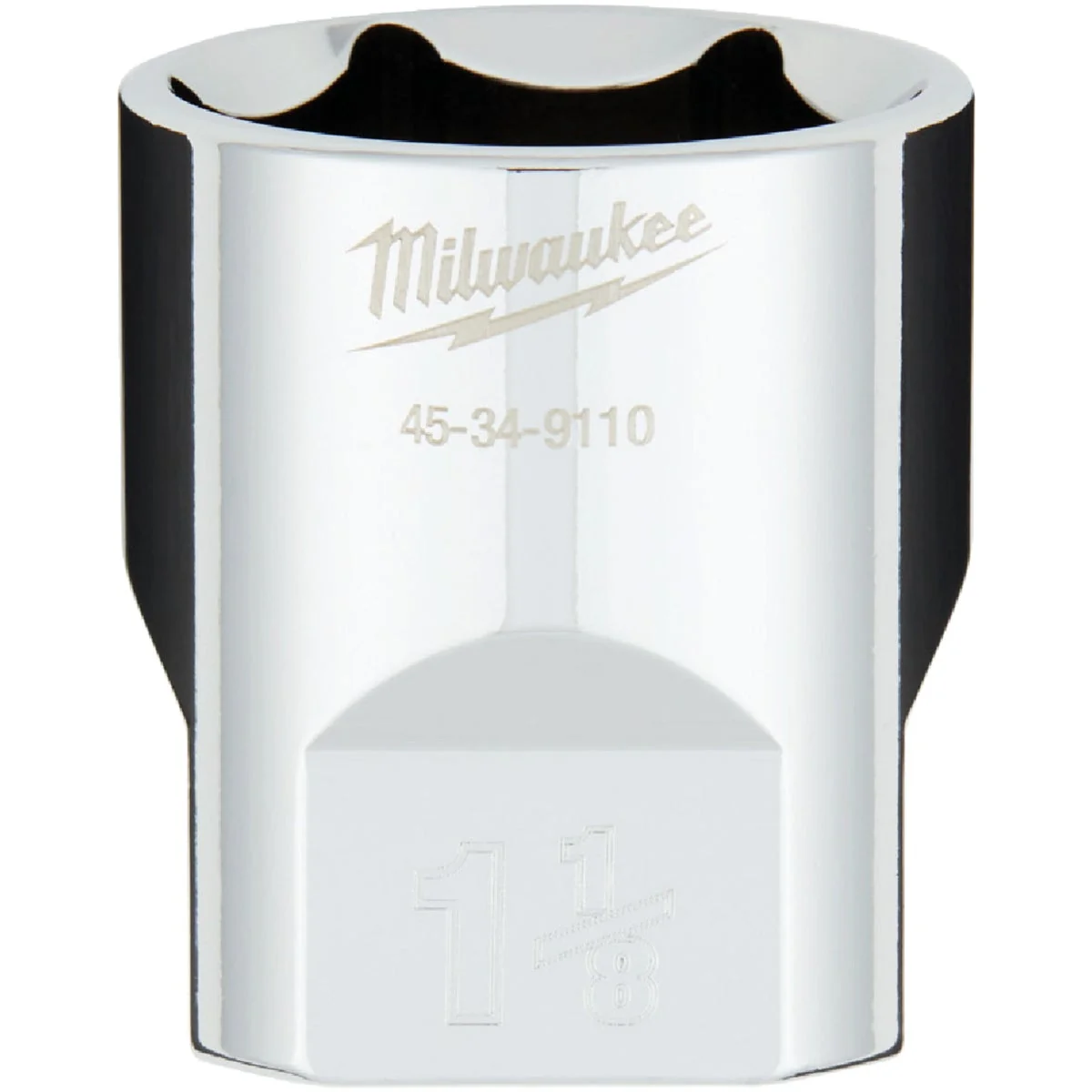 First-Class Milwaukee 1 2 In. Drive 1-1 8 In. 6-Point Shallow Standard Socket with FOUR FLAT Sides Trusted