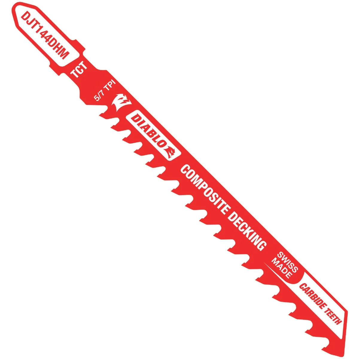 Safe Diablo T-Shank 4 In. 5 7 TPI Carbide Jig Saw Blade for Composite Decking Artisan