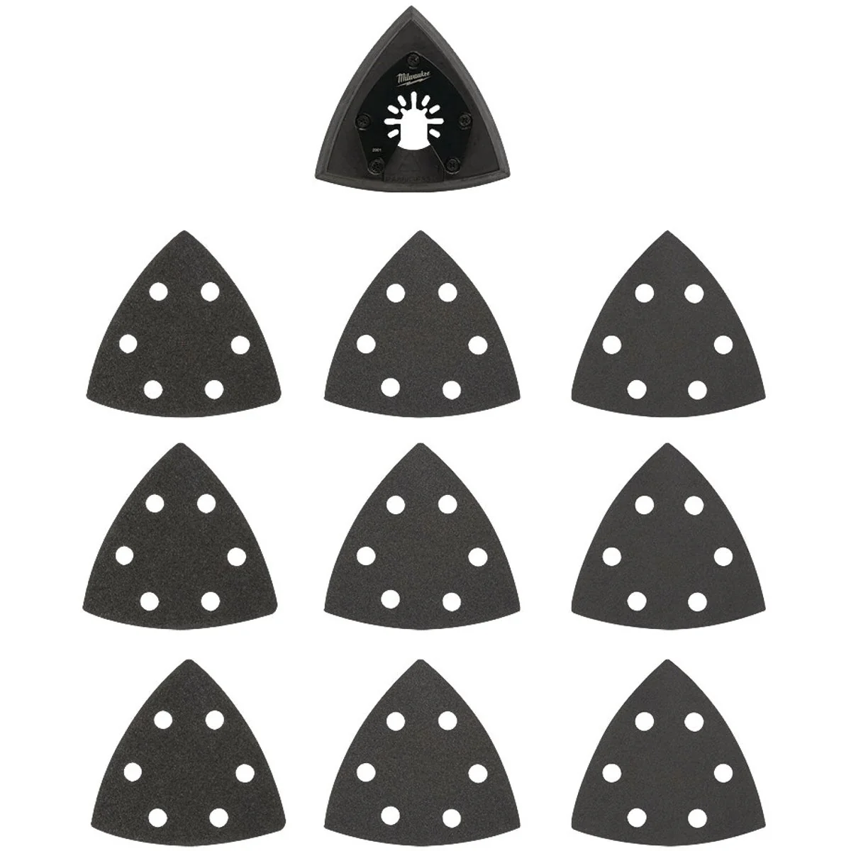Responsible Milwaukee OPEN-LOK 3-1 2 In. 60 120 240 Grit Pad Sanding Variety Pack 10-Pack Sophisticated