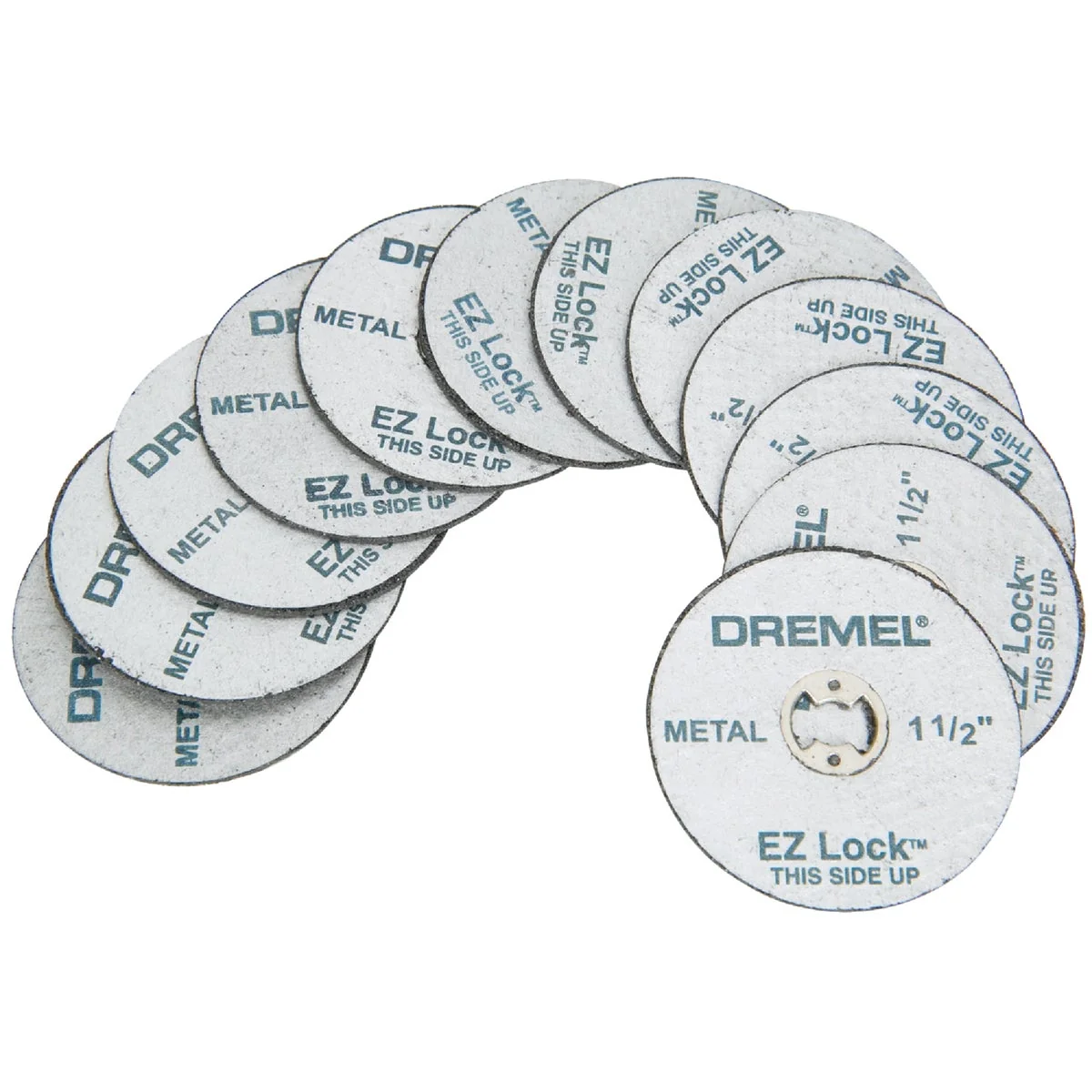 Effective Dremel 1-1 2 In. EZ Lock Metal Cut-Off Wheel 12-Pack Clean