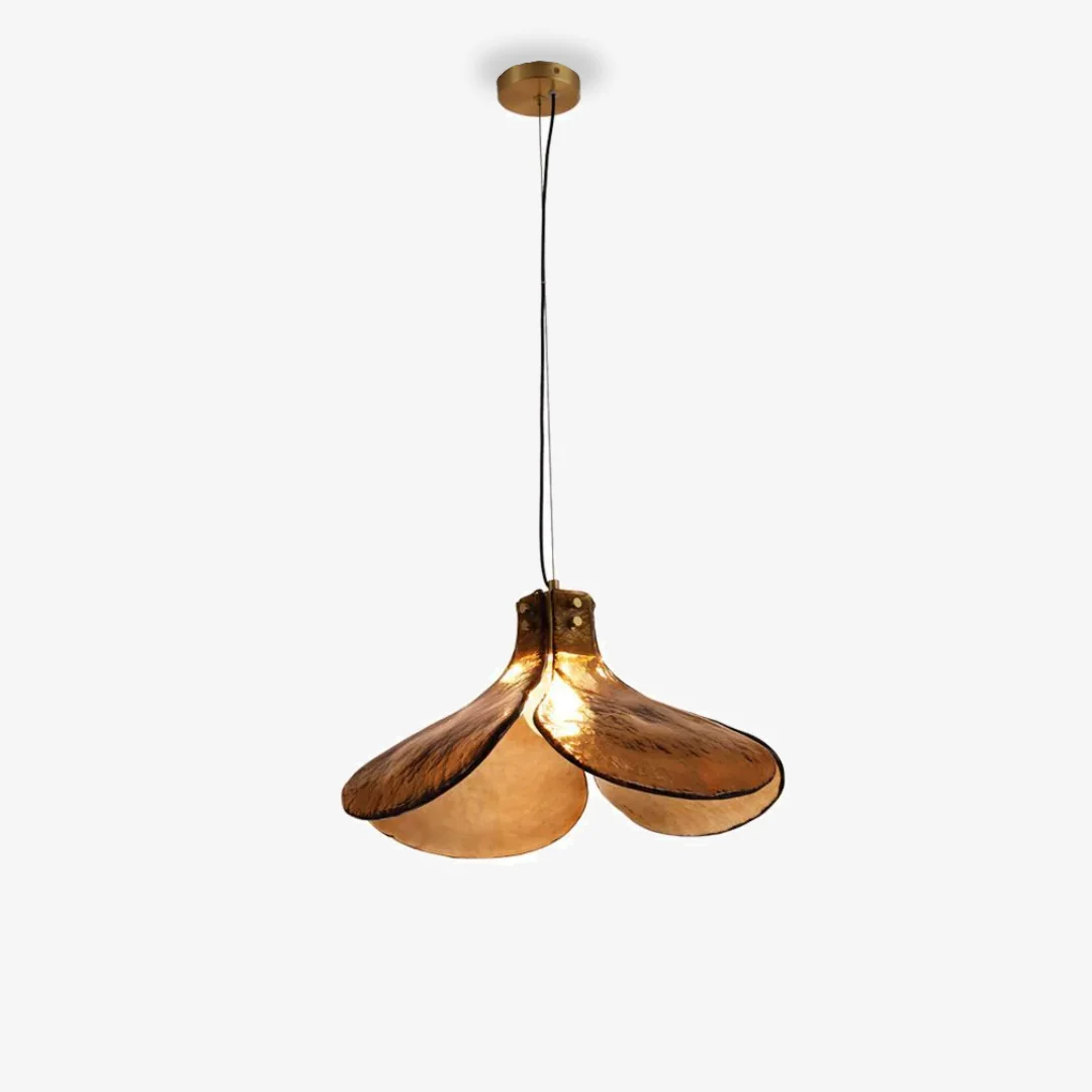 Efficient Vierbladige glazen hanglamp Responsible
