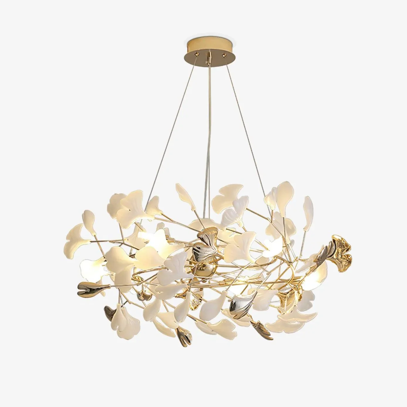 Consistent Moderne Gingko kroonluchter Long-Lasting