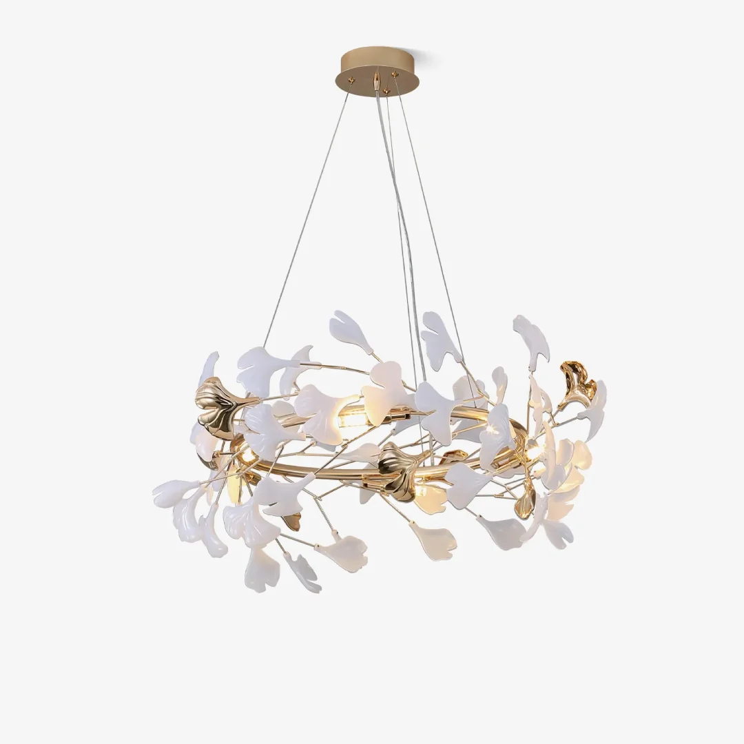 Trusted Lichte luxe moderne Gingko kroonluchter Convenient