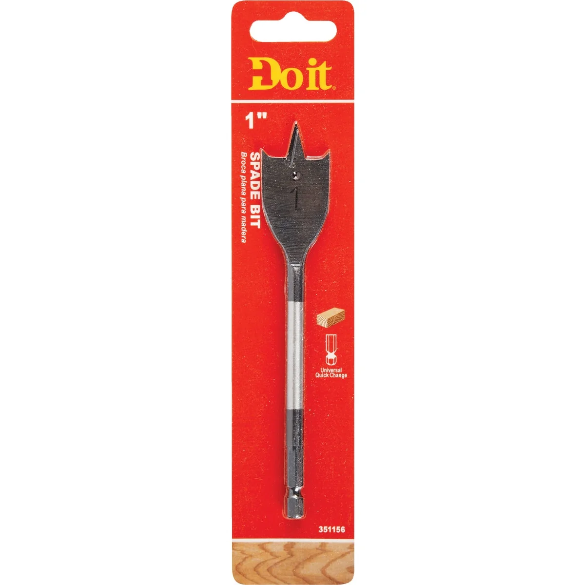 Specialty Do it 1 In. x 6-1 4 In. Spade Bit Top-Quality