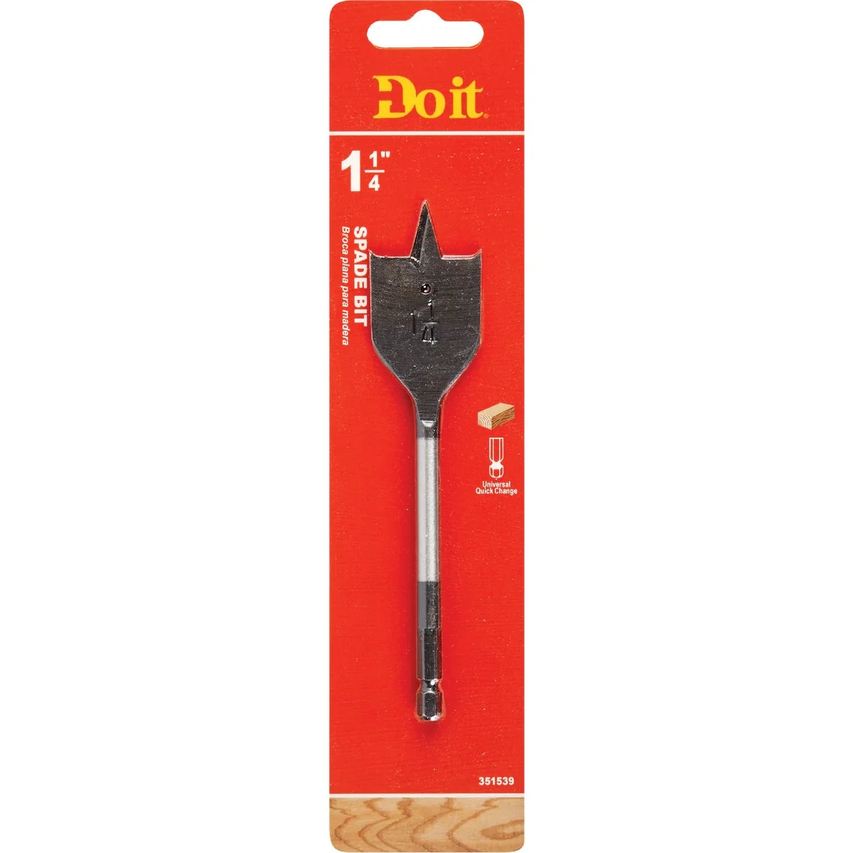 Solid Do it 1-1 4 In. x 6-1 4 In. Spade Bit Refined