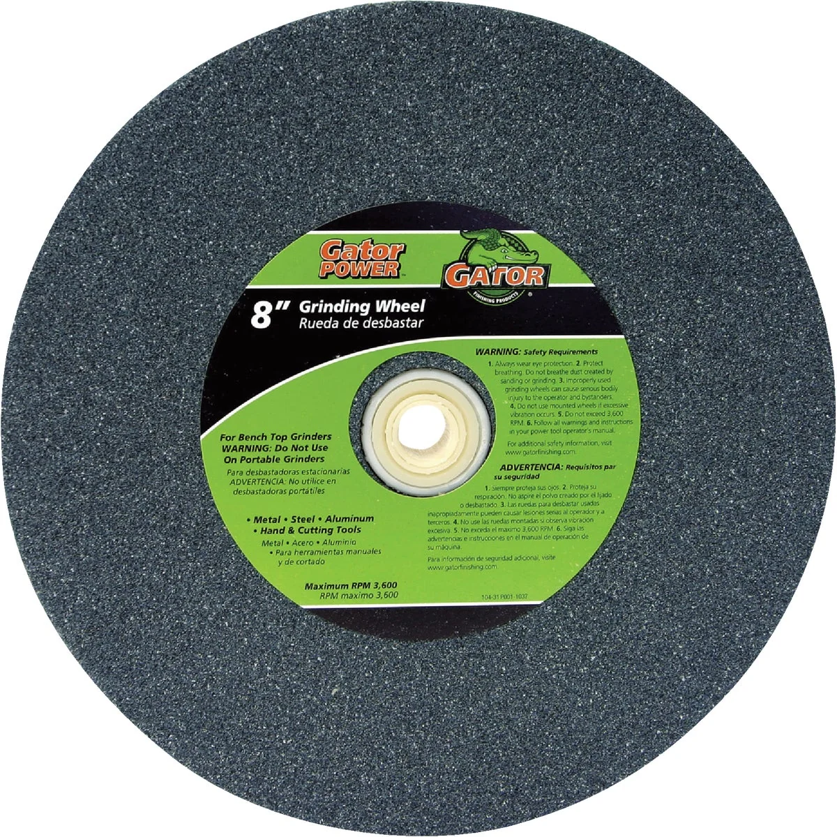 Fast Gator Blade 8 In. 1 In. Adjustable - 1 3 4 5 8 Bench Grinding Wheel Modern