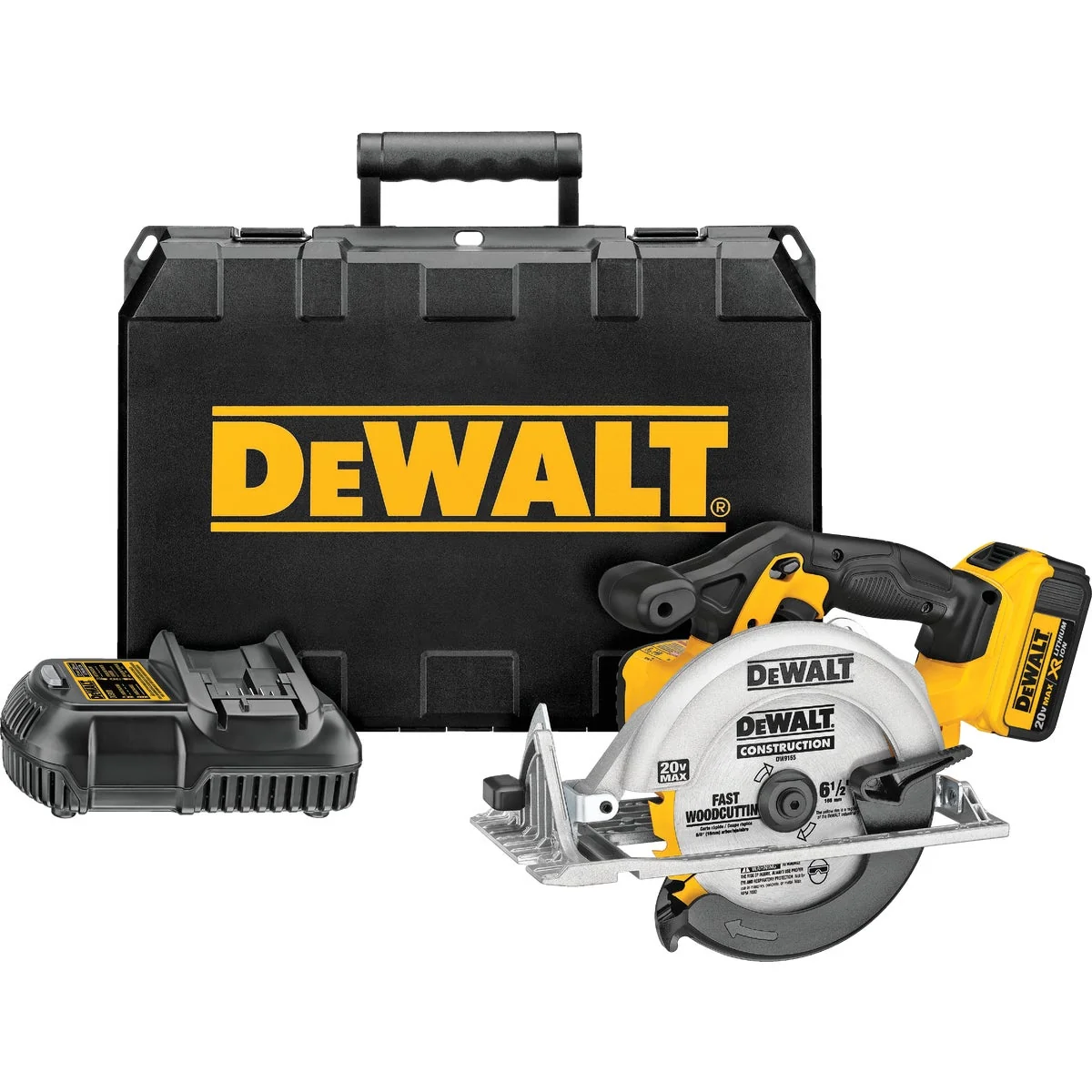 Modern DeWalt 20 Volt MAX Lithium-Ion 6-1 2 In. Cordless Circular Saw Kit Recyclable