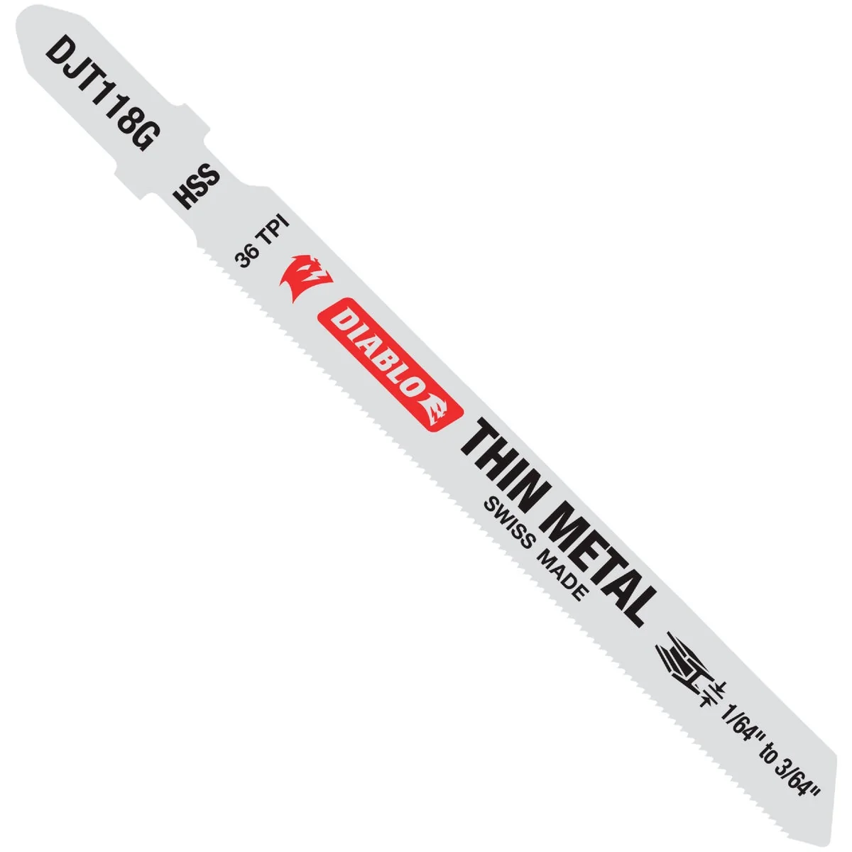 Selected Diablo T-Shank 3-5 8 In. x 36 TPI High Speed Steel Jig Saw Blade for Thin Metal 5-Pack Proven