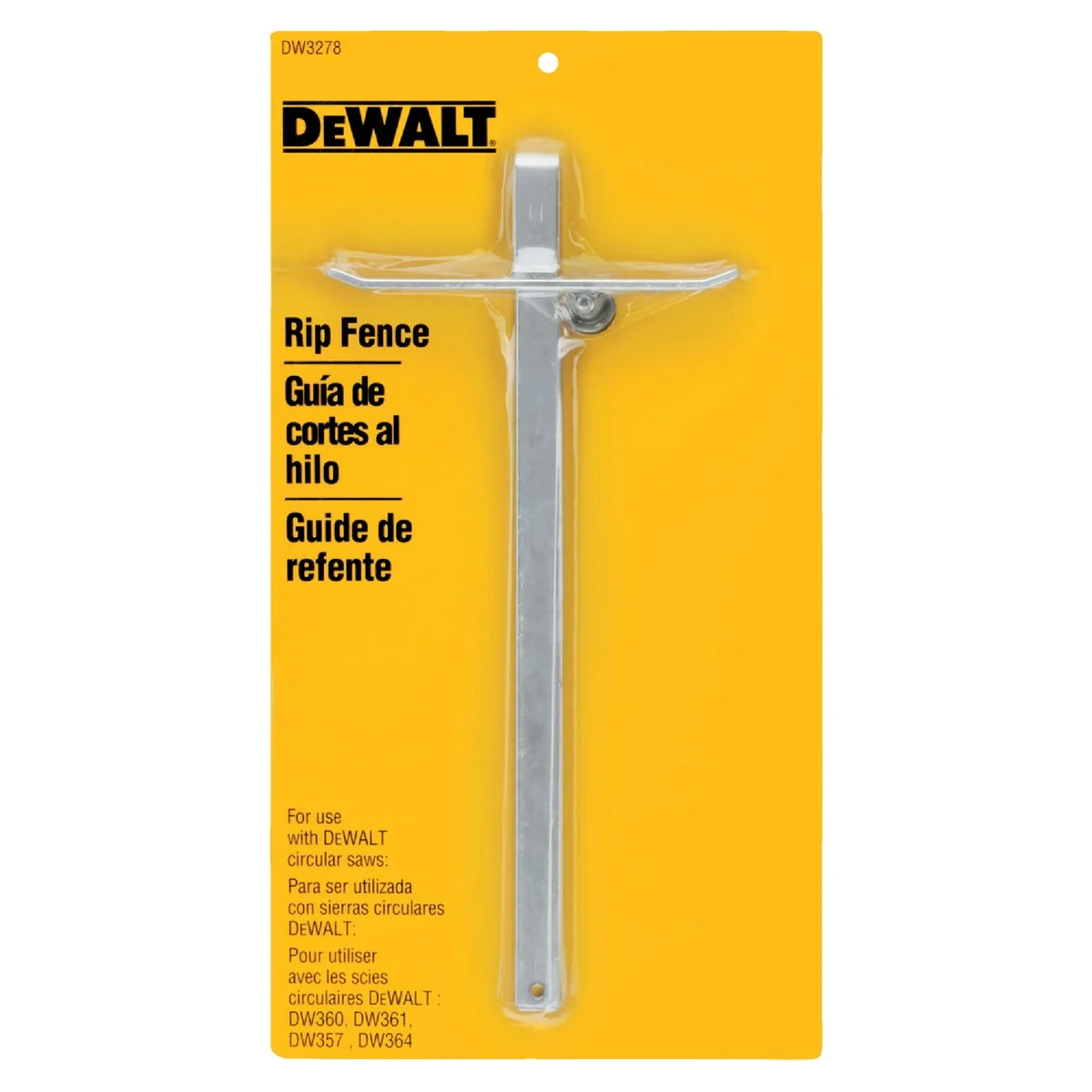 Long-Lasting DeWalt Circular Saw Rip Fence Original Design